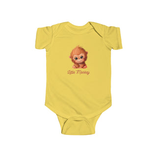 My Little Family - Little Monkey Bodysuit - Butter / NB (0-3M)