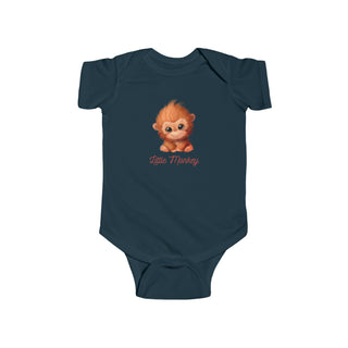 My Little Family - Little Monkey Bodysuit - Navy / NB (0-3M)