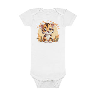 My Little Family - Organic Baby Bodysuit - Tiny But Mighty - Preemie