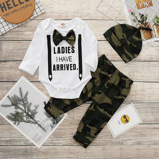 My Little Family - Ladies Man Baby Boy 3-Piece Set - Camo / 3-6m