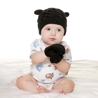 My Little Family - Knitted Mittens and Hat -