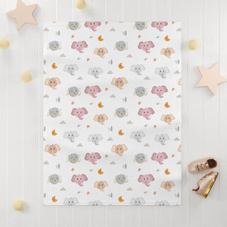 My Little Family - Fleece Swaddle Blanket -