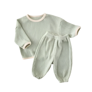 My Little Family - Autumn tracksuit - Green / 3-6m