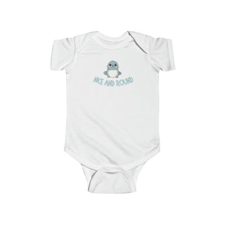 My Little Family - Nice and Round Bodysuit - White / NB (0-3M)