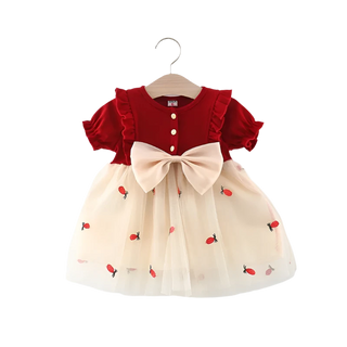 My Little Family - Fruity Princess Dress - Red / 0-6m