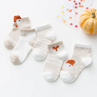 My Little Family - 5 pair of animal baby socks -