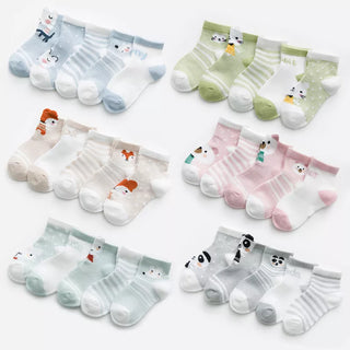 My Little Family - 5 pair of animal baby socks -