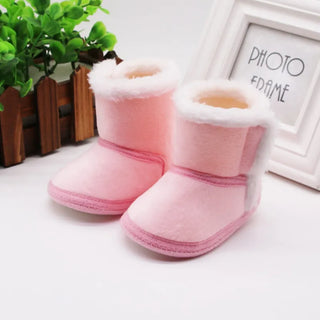 My Little Family - Winter Furry Boots - Pink / 0-6m