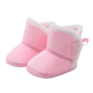 My Little Family - Winter Furry Boots - Low ankle Pink / 0-6m