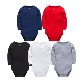 My Little Family - Long Sleeve Plain Bodysuit Sets -