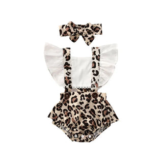 My Little Family - Leopard Jumpsuit and Headband -