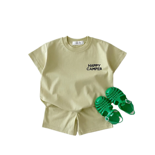 My Little Family - Happy camper set - Green / 9-12m