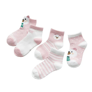 My Little Family - 5 pair of animal baby socks -