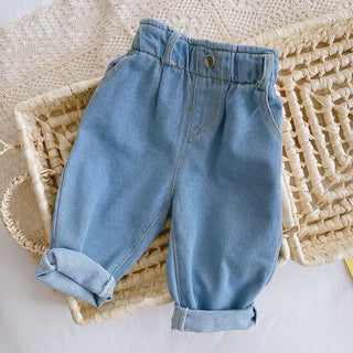 My Little Family - Straight Denim Pants - Blue / 6-9m