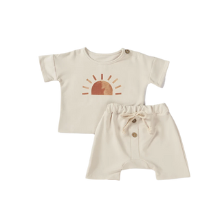 My Little Family - Organic Cotton Summer Set - Beige / 3-6m