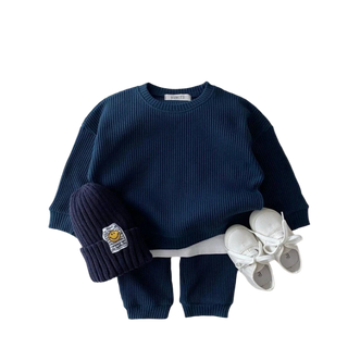 My Little Family - Plain Fall Set - Blue / 6-12m