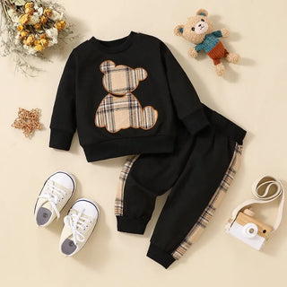 My Little Family - Bear Hug Set - Black / 0-3m