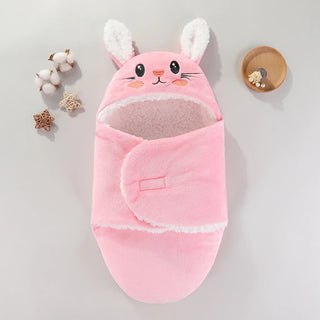 My Little Family - Animal Sleeping Bag / Swaddle Wrap - Pink / 0-3m