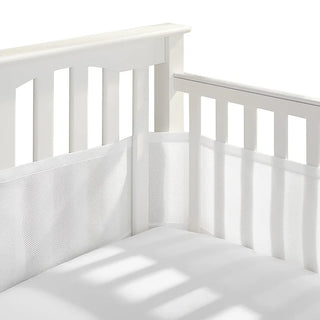 My Little Family - Baby Crib Bumper - White