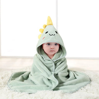 My Little Family - Premium Baby Bath Towel - Green