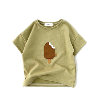 My Little Family - Ice-cream T-shirt - Green / 6-9m