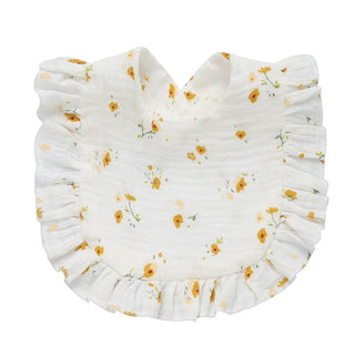 My Little Family - Cloth Bib - Yellow Flower