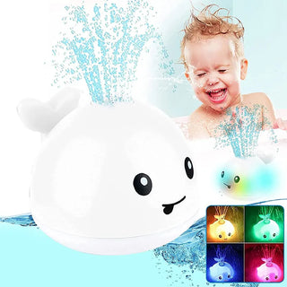 My Little Family - Sprinkler Whale Bath Toy - White