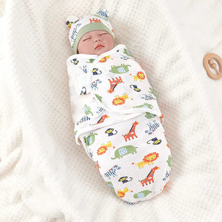 My Little Family - Newborn Sleeping Bag / Swaddle Wrap - Zoo / 0-3m