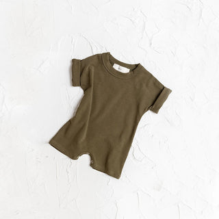 My Little Family - Summer Romper - Brown / 1-3m