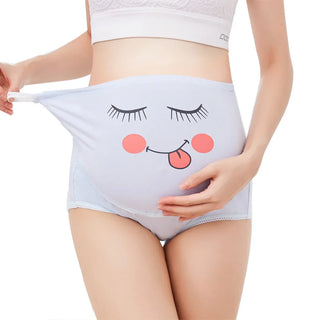 My Little Family - High Waist Maternity Underwear - Blue / M