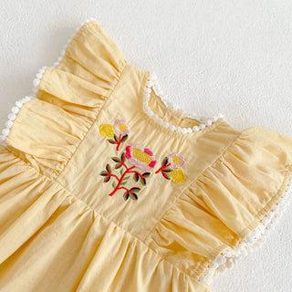 My Little Family - Yellow Summer Bodysuit Dress -