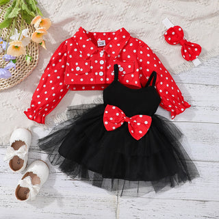 My Little Family - Lady in Red Dress - Black / 3-6m