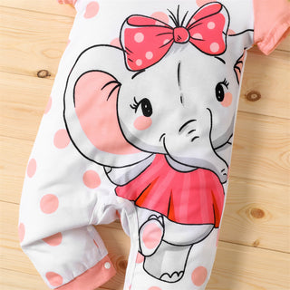 My Little Family - Elephant Short-sleeve Summer Onesie -