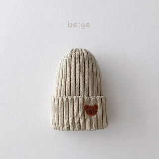 My Little Family - Knitted Teddy Beanie - Beige