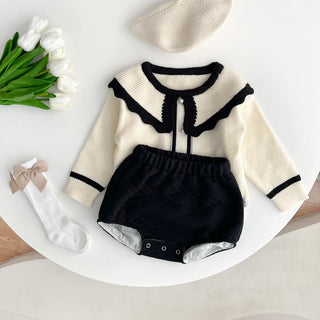 My Little Family - Knitted Top and Spring Pants -