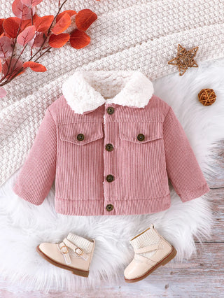 My Little Family - Ribbed Jacket - Pink / 3-6m