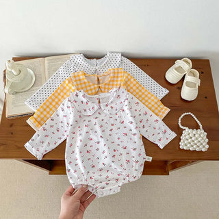 My Little Family - Collared Long Sleeve Bodysuit -