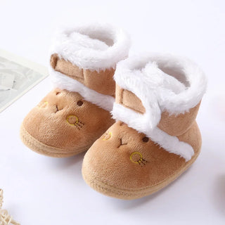 My Little Family - Toddler Winter Shoes - Beige Mouse / 0-6m