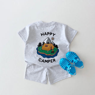 My Little Family - Happy camper set - Gray / 9-12m