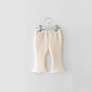 My Little Family - Baby Girl Pants - White / 0-3m