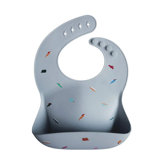 My Little Family - Silicone Baby Bib - Car / 6-36 months