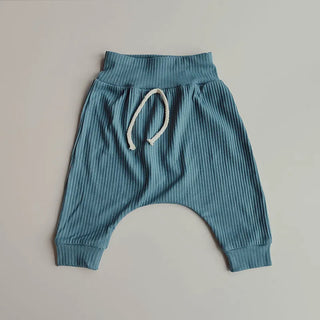 My Little Family - Autumn Baby Pants - Blue / 6-9m