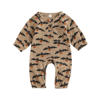 My Little Family - Long Sleeve Onesie - Brown / 0-3m