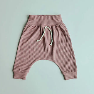 My Little Family - Autumn Baby Pants - Dark Pink / 6-9m