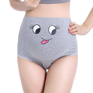 My Little Family - High Waist Maternity Underwear - Grey / M