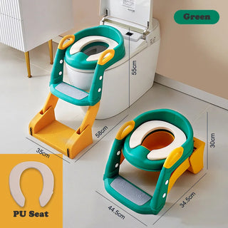 My Little Family - StepEase Potty - Green PU seat