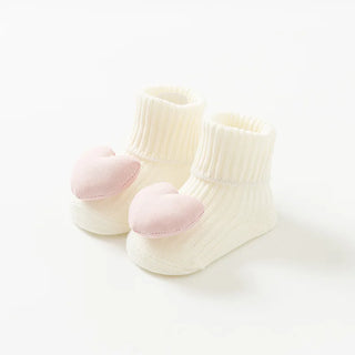 My Little Family - Cute Baby Socks - Pure pink love / S