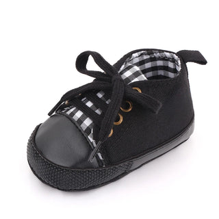 My Little Family - Baby sneakers - White Plaid / 0-6m