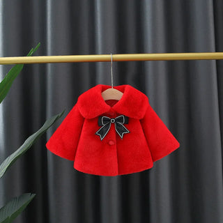 My Little Family - Elegant Winter Coat - Red / 9-12m