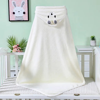 My Little Family - Baby Towel - White